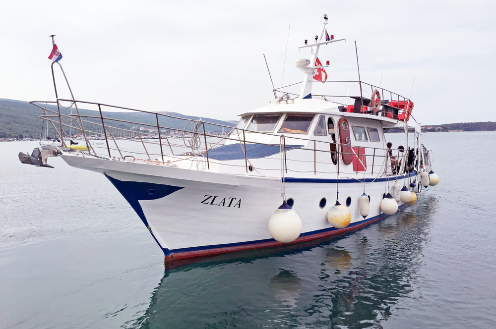 ZLATA | Full day diving trips | DIVE CENTER KRK | Croatia