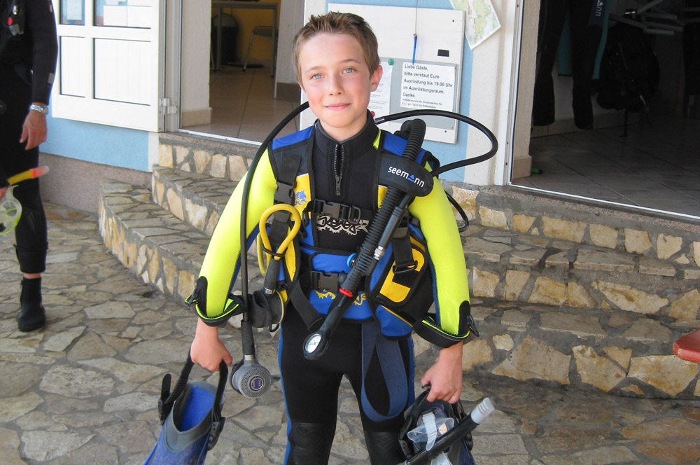 Children diving | DIVE CENTER KRK | Croatia
