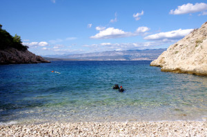 Ausbildungsbucht Silent Beach Vrbnik