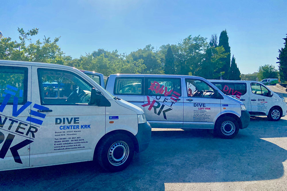 Vehicles | DIVE CENTER KRK | Croatia